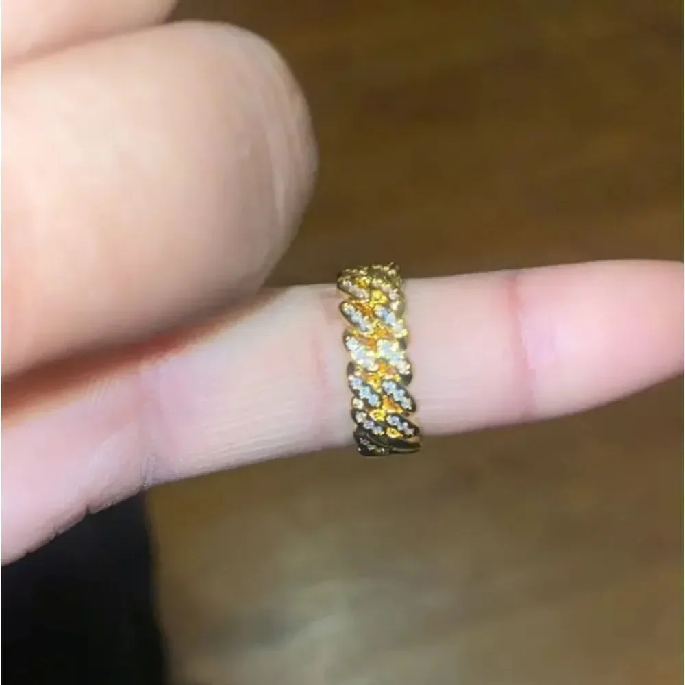 Mens Diamond chain ring